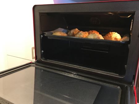 「シャープオーブンレンジヘルシオAXXP200」で作るスコーン焼き上がった様子
