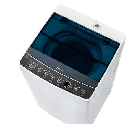 ハイアール 全自動洗濯機　（洗濯4.5ｋｇ）「Ｈａｉｅｒ Ｊｏｙ　Ｓｅｒｉｅｓ」 JW-C45A-Kブラック
