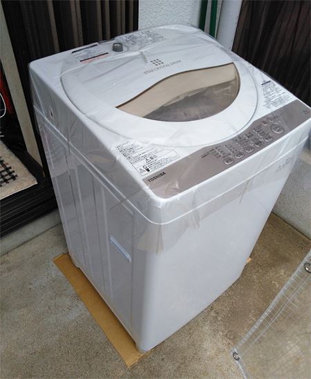 容量5kg東芝型番落ち全自動洗濯機AW-5G3