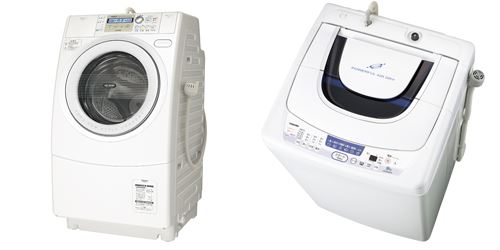 ドラム式と縦型洗濯機の比較